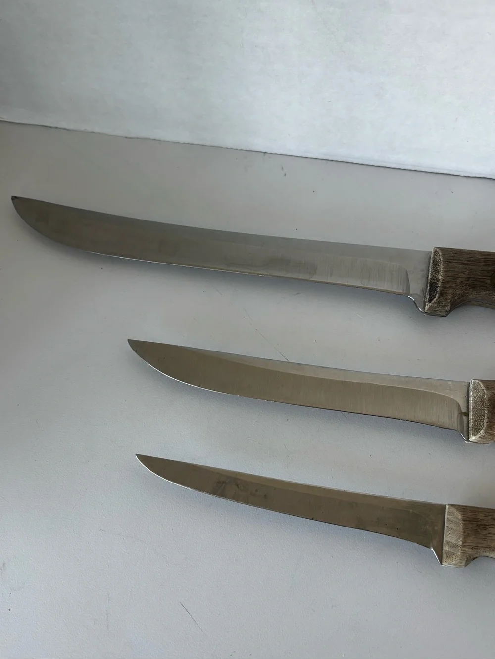3 Vintage Chicago Cutlery 61S,  62S, 66S Knives Knife set